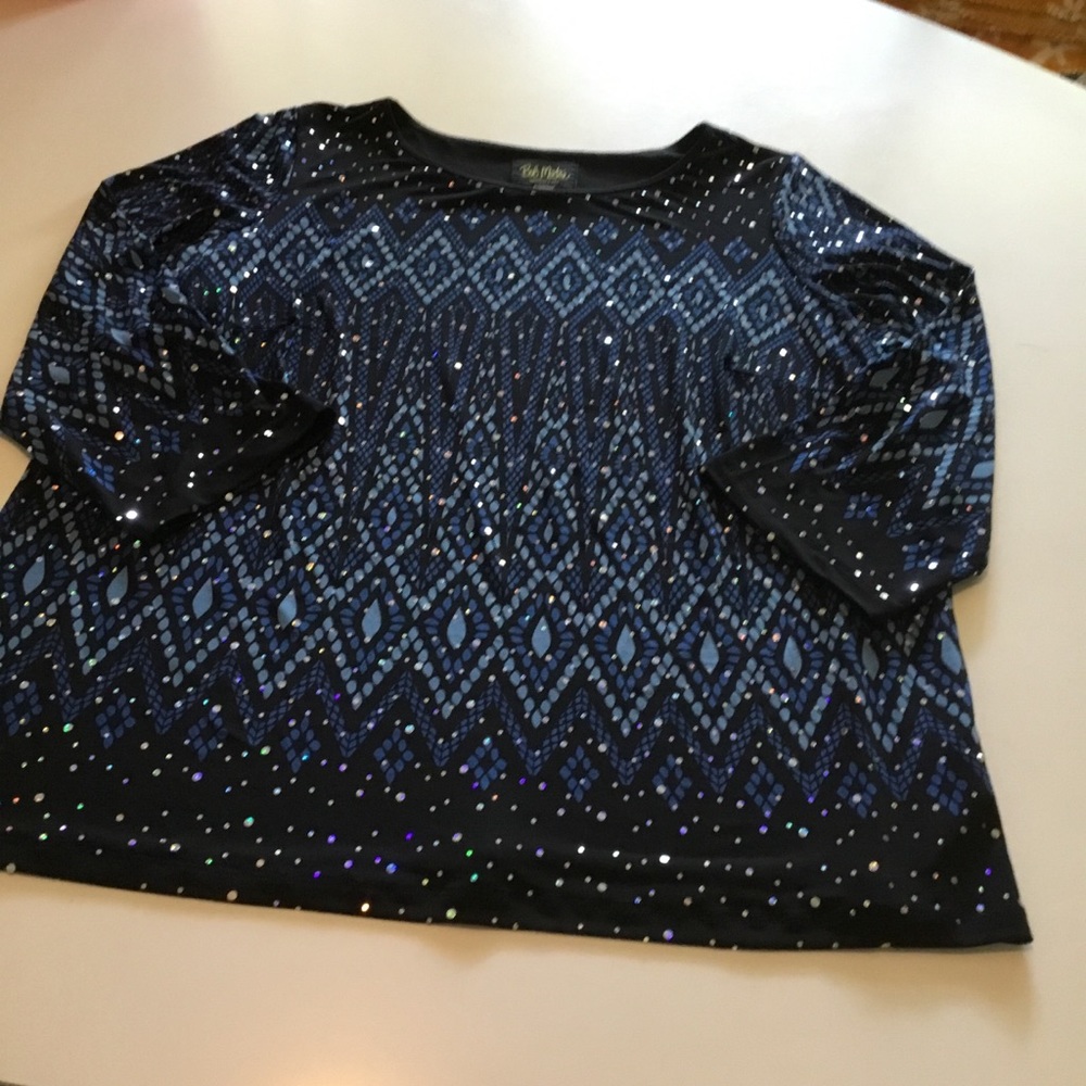 Bob Mackie Wearable Art Tunic - image 8